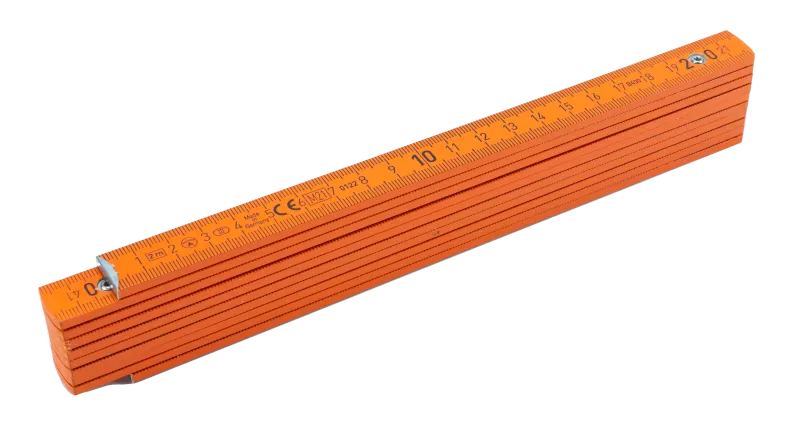 Double-mètre Bois de hêtre - Blanc — vue 12
