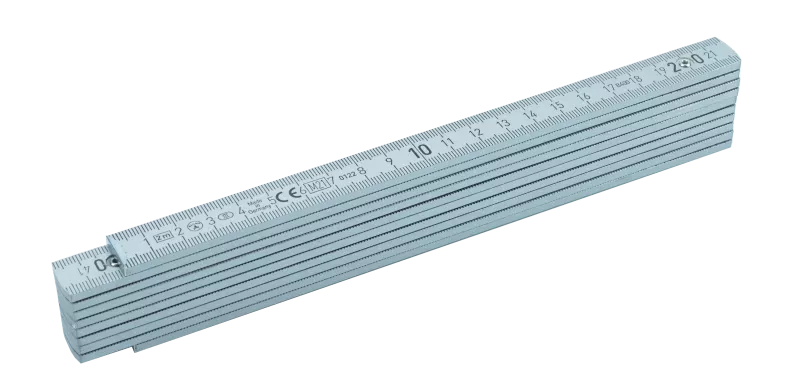 Double-mètre Bois de hêtre - Blanc — vue 16