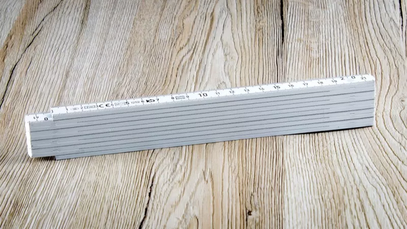 Double-mètre Plastique - Noir — vue 2