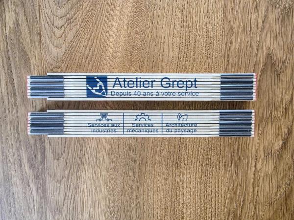 Double-mètre bois de hêtre